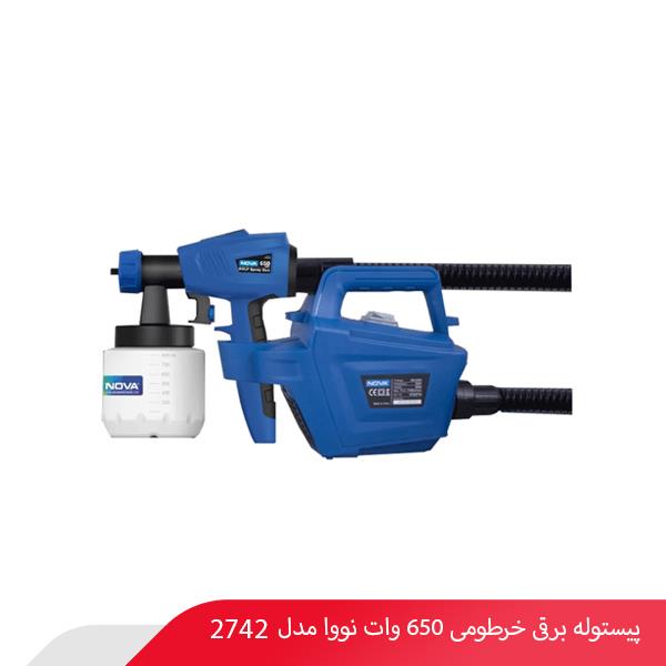 پیستوله برقی خرطومی 650 وات نووا مدل 2742