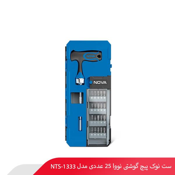 ست نوک پیچ گوشتی نووا 25 عددی مدل NTS-1333