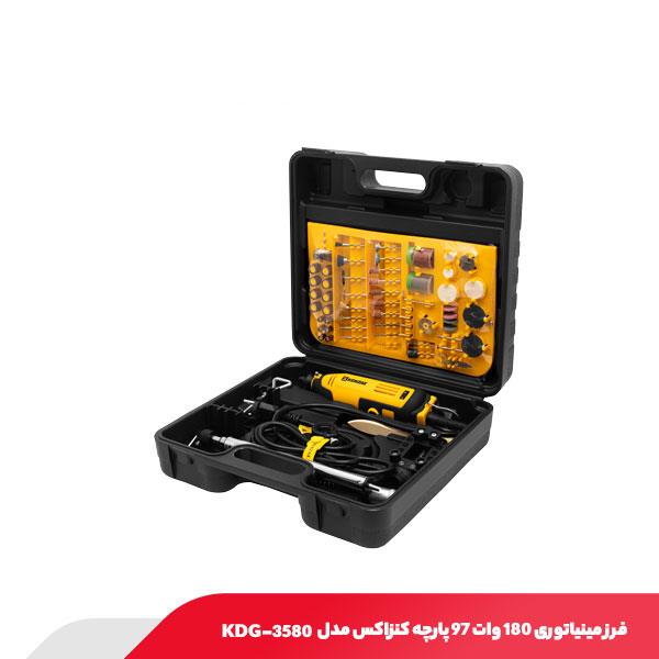 فرز مینیاتوری 180 وات 97 پارچه کنزاکس مدل KDG-3580