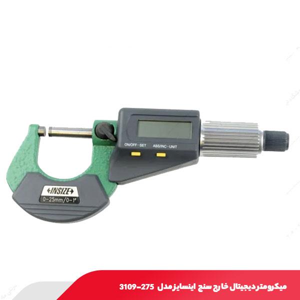 میکرومتر دیجیتال خارج سنج 275-250 میلی متر اینسایز مدل 275-3109