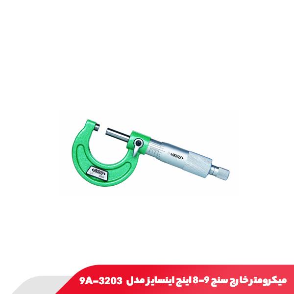 میکرومتر خارج‌ سنج 9-8 اینچ اینسایز مدل 9A-3203