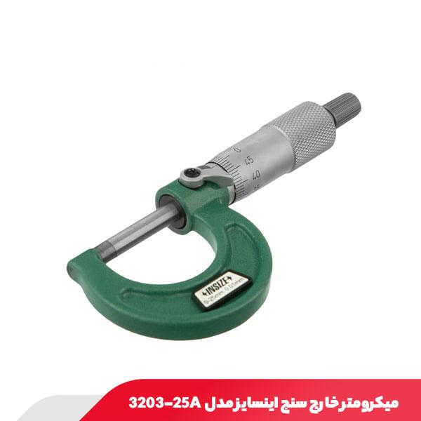 میکرومتر 0.25 میلی‌ متر خارج‌ سنج اینسایز مدل A25-3203