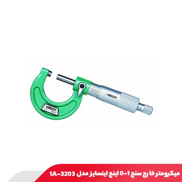 میکرومتر خارج‌ سنج 0.1 اینچ اینسایز مدل 1A-3203
