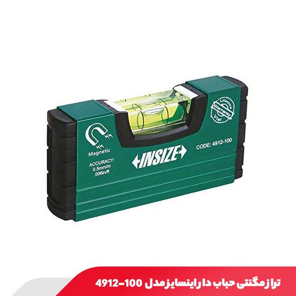 تراز مگنتی حباب‌ دار اینسایز مدل 100-4912