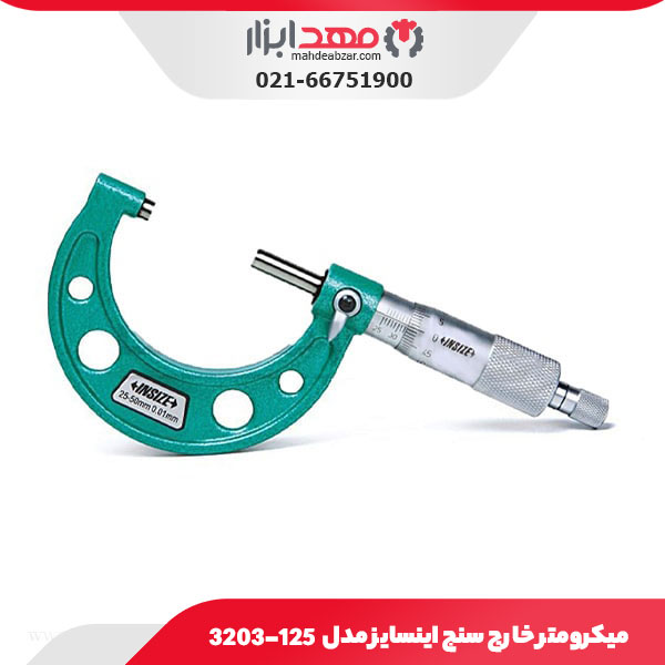 میکرومتر 100.125 میلی‌ متر خارج‌ سنج اینسایز مدل 125-3203