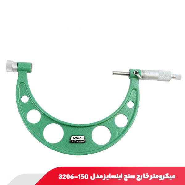 میکرومتر 0.150 میلی‌ متر خارج‌ سنج اینسایز مدل 150-3206