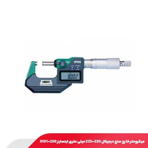 میکرومتر خارج‌ سنج دیجیتال 250-225 میلی‌ متری اینسایز 250-3101
