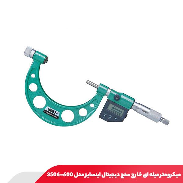 میکرومتر میله‌ ای خارج‌ سنج دیجیتال اینسایز مدل 600-3506