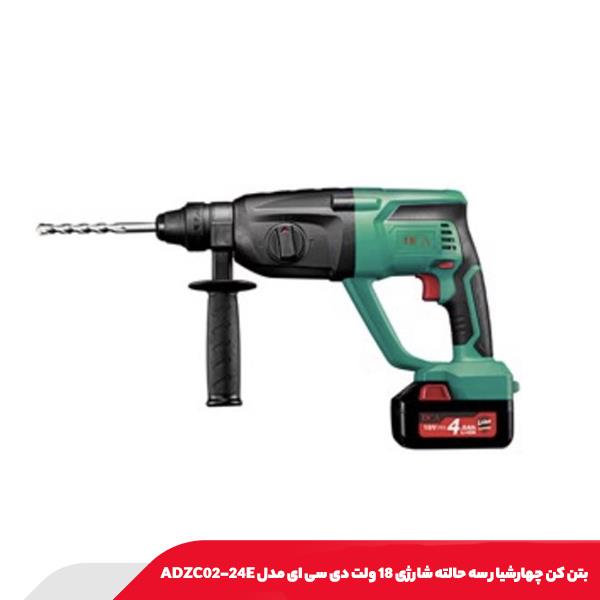 بتن‌ کن چهارشیار سه حالته شارژی 18 ولت دی سی ای مدل ADZC02-24E