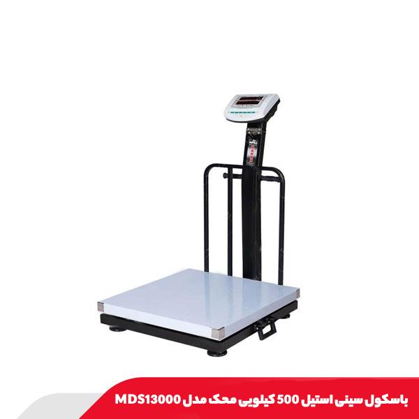 باسکول سینی استیل 500 کیلویی محک مدل MDS13000