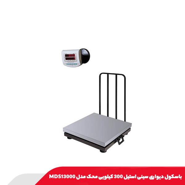 باسکول دیواری سینی استیل 300 کیلویی محک مدل MDS13000