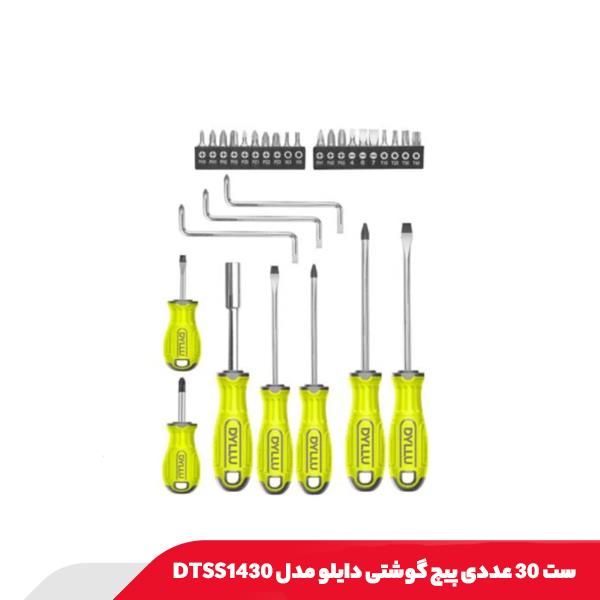 ست 30 عددی پیچ گوشتی دایلو مدل DTSS1430