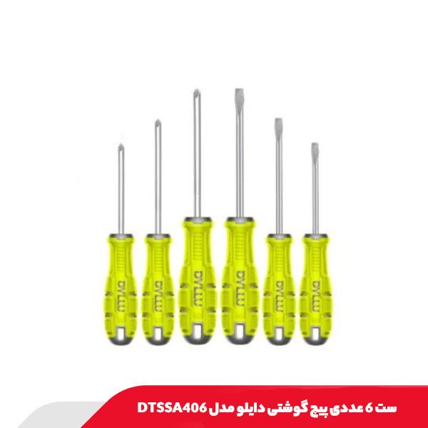 ست 6 عددی پیچ گوشتی دایلو مدل DTSSA406