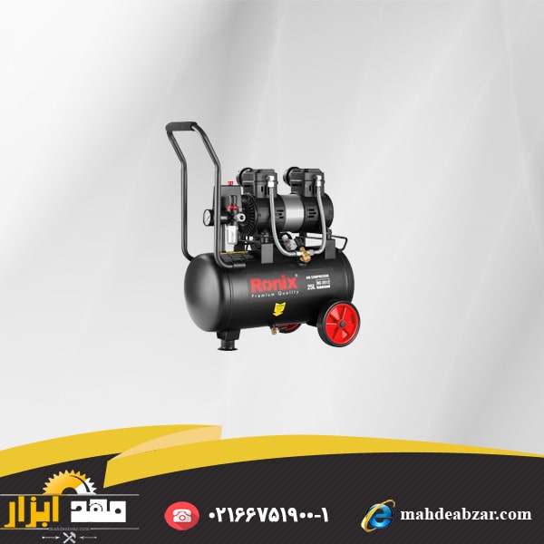 کمپرسور باد RONIX Silent wind compressor 25 liter rc-2512