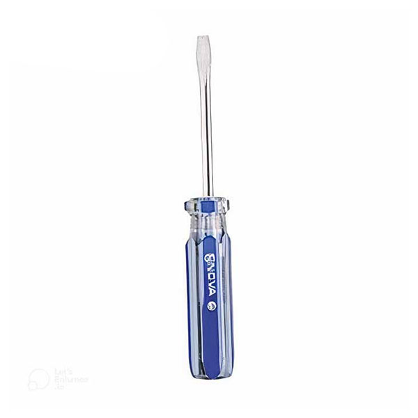 پیچ‌ گوشتی دسته کریستالی تکی دو سو 200*8 میلی‌ متر نووا مدل 1132