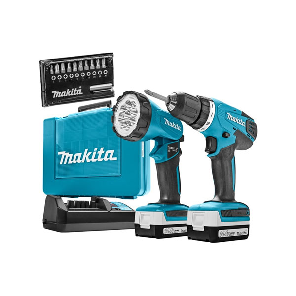کیت دریل شارژی 14.4 ولت ماکیتا اصلی مدل DF3470DWLX1