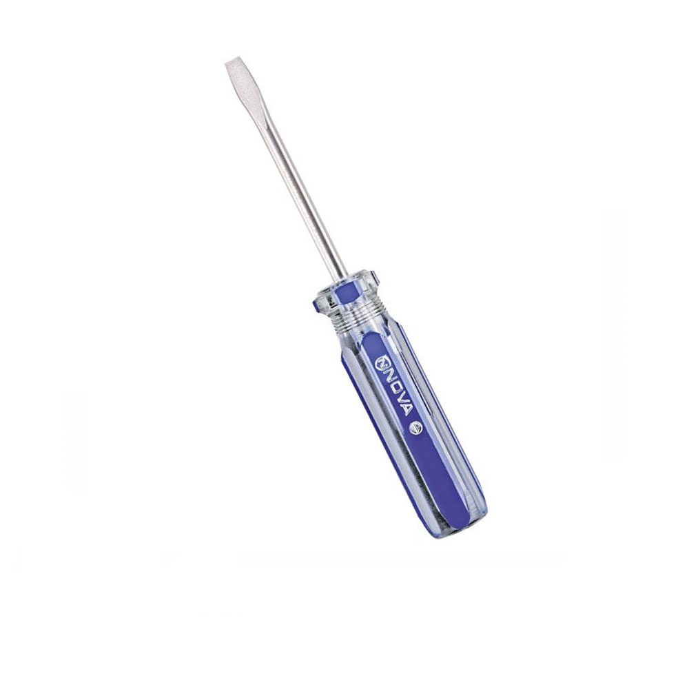 پیچ‌ گوشتی دسته کریستالی تکی دو سو 150*8 میلی‌ متر نووا مدل 1130