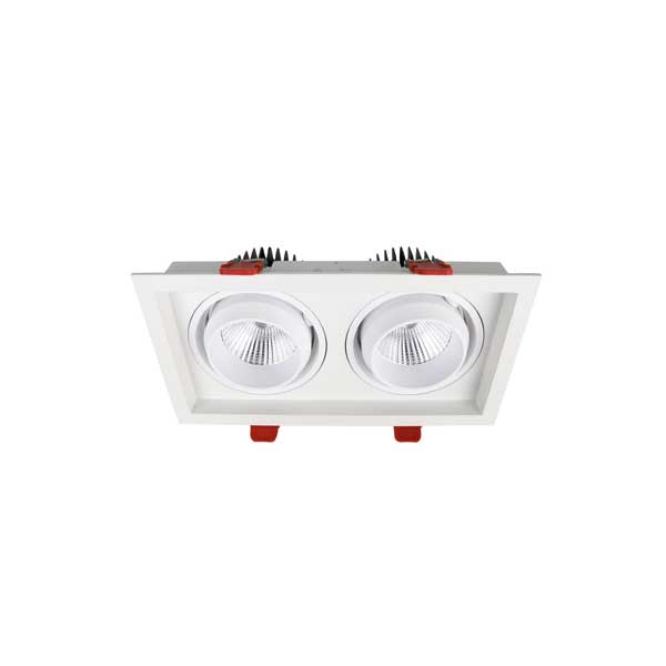 چراغ سقفی توکار 36*2 وات شعاع مدل SH-AL6702-2*36W