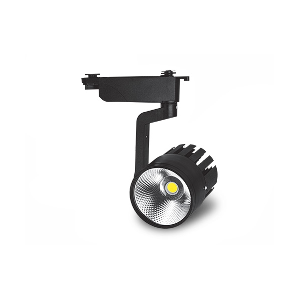 چراغ اسپات لایت ریلی سفید COB بدنه مشکی پارس شعاع توس کد 7499