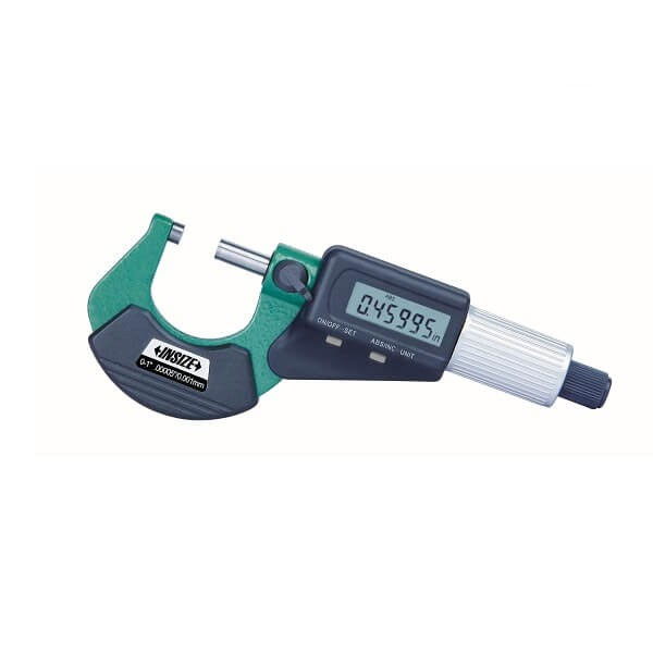 میکرومتر دیجیتال خارج‌ سنج ۷۵-۵۰ میلی‌ متری اینسایز مدل ۷۵A-3109