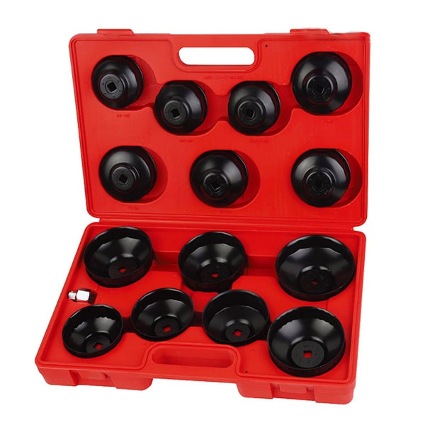 کیت آچار فیلتر روغن کاسه‌ ای 14 عددی بیگ رد مدل TRHS-E1245