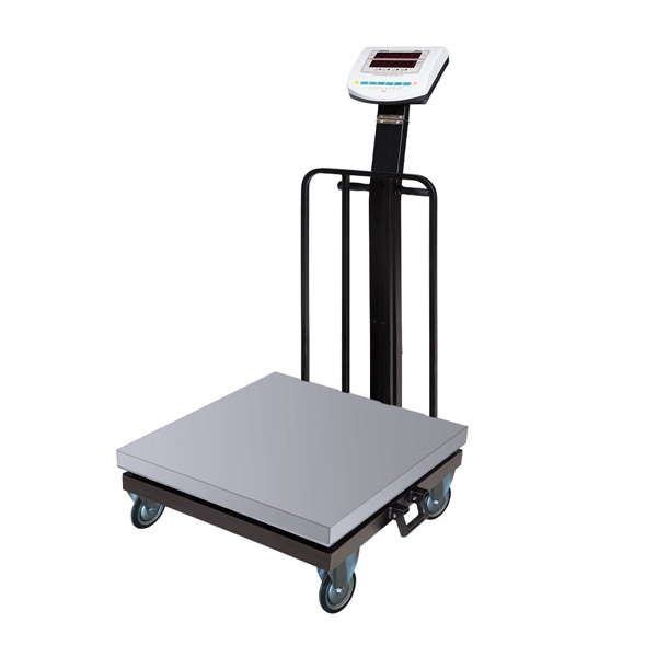 باسکول چرخ‌ دار سینی استیل 300 کیلویی محک مدل mds13000