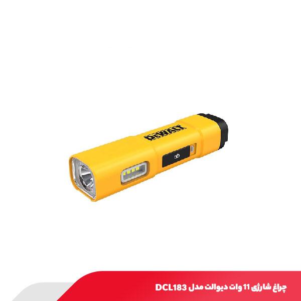 چراغ شارژی 11 وات دیوالت مدل DCL183
