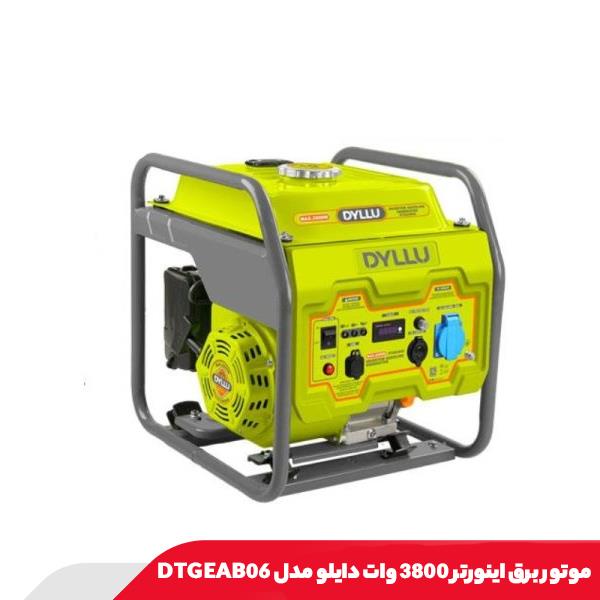 موتور برق اینورتر 3800 وات دایلو مدل DTGEAB06