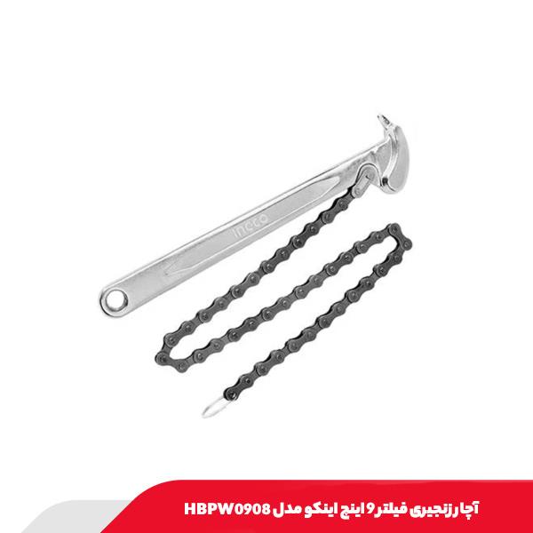 آچار زنجیری فیلتر 9 اینچ اینکو مدل HBPW0908