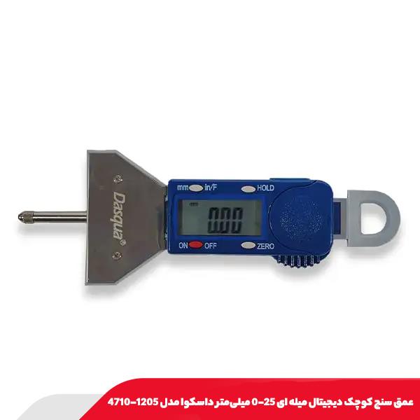 عمق سنج كوچک ديجيتال ميله ای 25-0 میلی‌متر داسکوا مدل 1205-4710