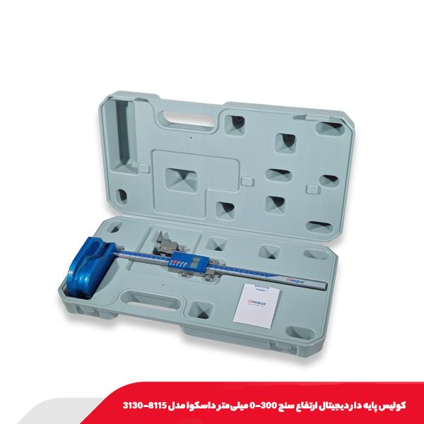 كوليس پايه دار ديجيتال ارتفاع سنج 300-0 میلی‌متر داسکوا مدل 8115-3130