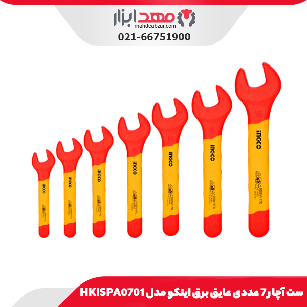 ست انبر 5 عددی صنعتی برق فشار قوی اینکو مدل HKTV01P051