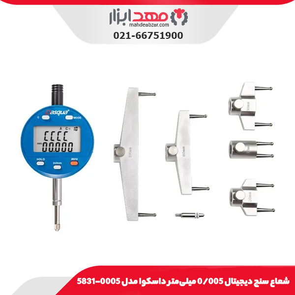 مجموعه گيج داخل سيلندر با پراپ های سراميکی با محدوده اندازه گيری بزرگ داسکوا مدل 0005-5510-B