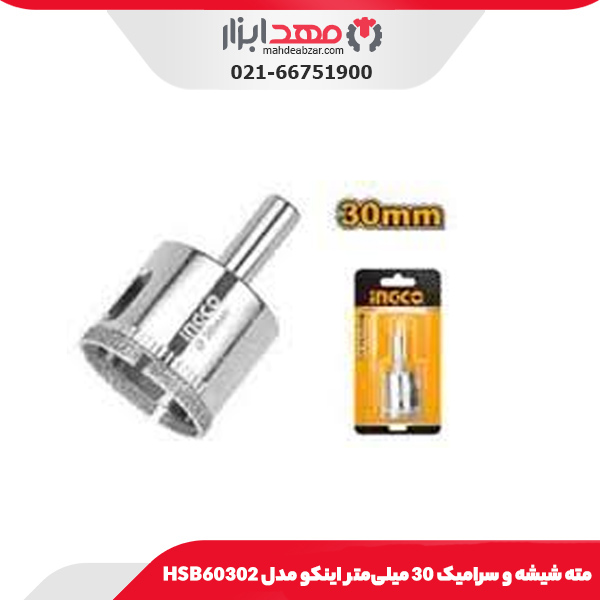 مته شیشه و سرامیک 22 میلی‌متر اینکو مدل HSB60202