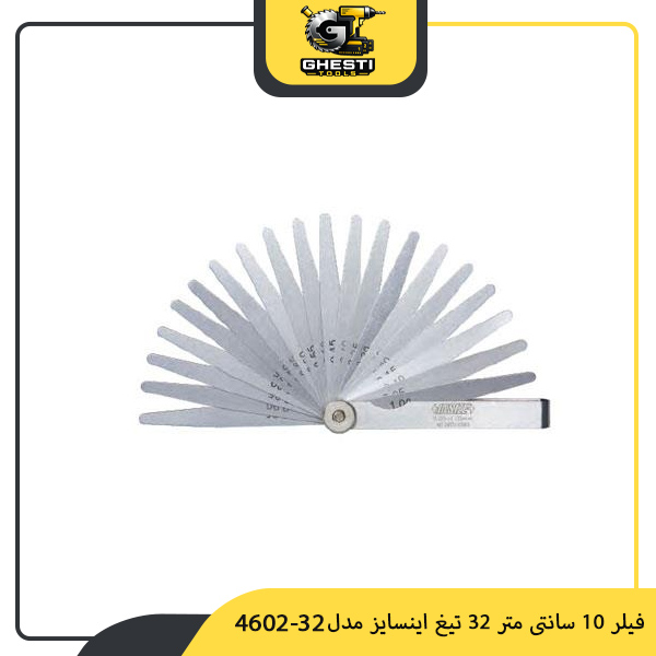 فیلر 10 سانتی‌ متر 32 تیغ اینسایز مدل 32-4602
