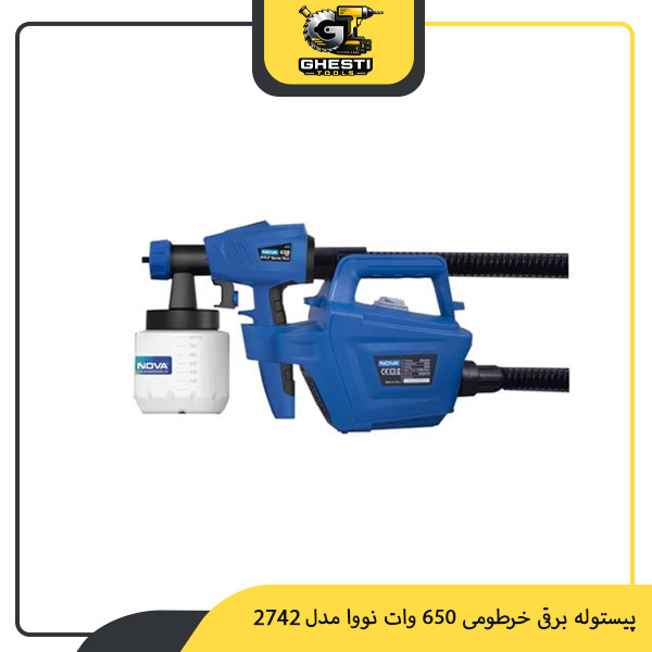 پیستوله برقی خرطومی 650 وات نووا مدل 2742