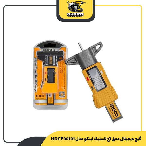 گیج دیجیتال عمق آج لاستیک اینکو مدل HDCP00101