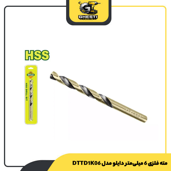 مته فلزی 6 میلی‌متر دایلو مدل DTTD1K06