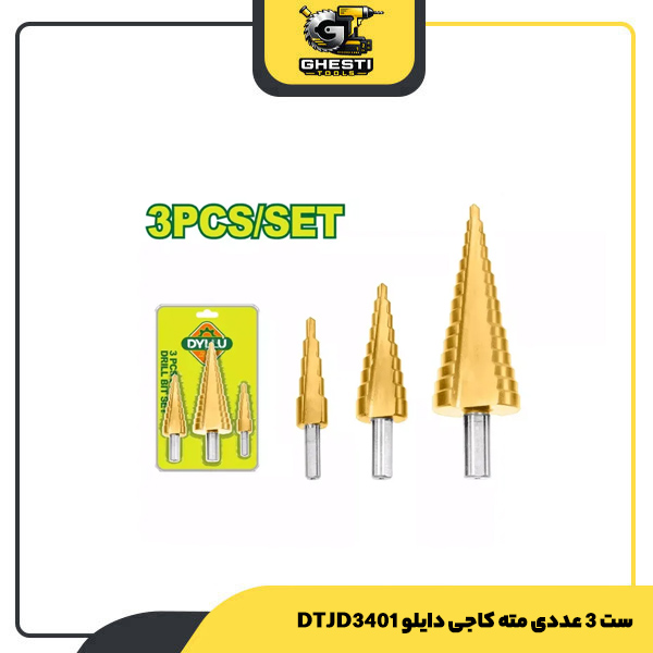 ست 3 عددی مته کاجی دایلو DTJD3401
